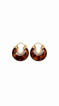 Tortoise Glow Hoops